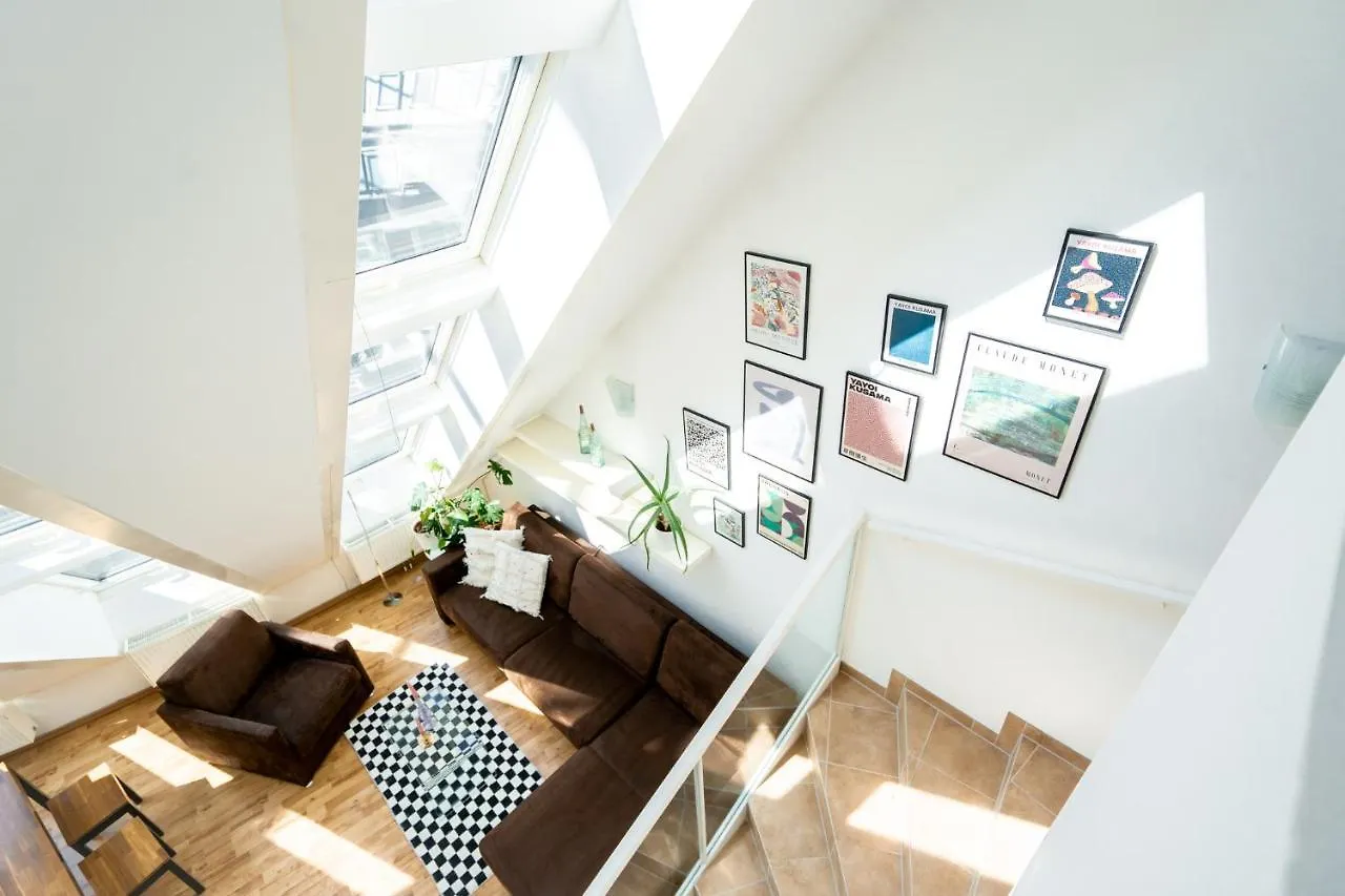 Unique Maisonette Apartment Gasometer 12Th Floor Vienna 0*,